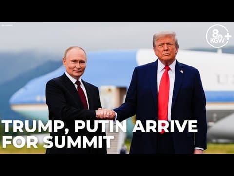 Trump, Putin arrive in Alaska for summit on Russia-Ukraine war