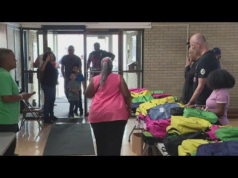 Marion County kids gear up for school with backpack, supplies giveaway