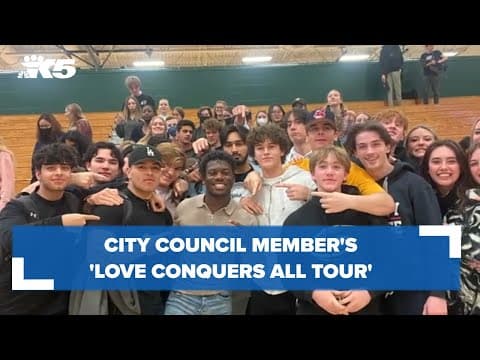 City council member's 'Love Conquers All' school tour