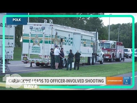 Carjacking in Polk County leads to officer-involved shooting