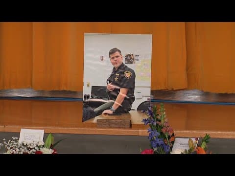 Funeral for Morrow County Deputy Daniel Sherrer