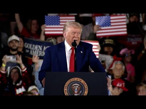 LIVE: Donald Trump speaks at Michigan rally