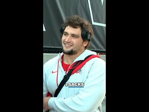 Ohio State DE Caden Curry discusses dominant defense in Washington win