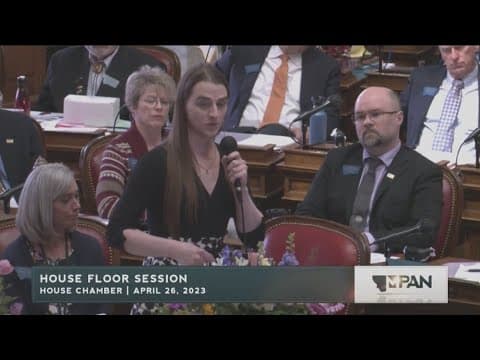 Montana lawmaker Zooey Zephyr barred from rest of 2023 session