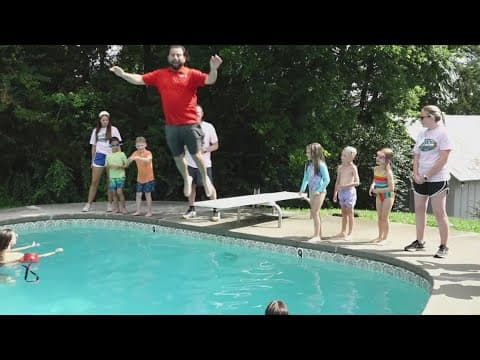 Cool Camps: Reporter Aaron Velasquez says goodbye with a splash!