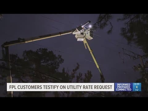 Florida Power and Light customers to weigh in on utility's proposal to raise rates