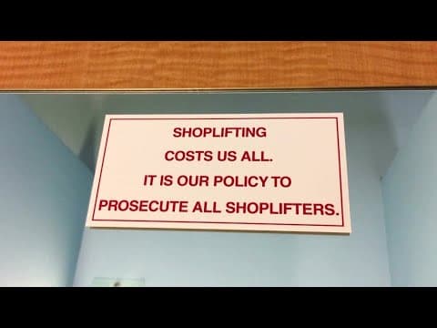 New Study shows reasons for shoplifting increase