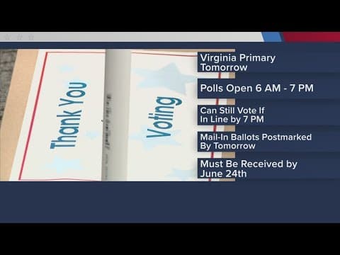 Virginia Primary begins Tuesday