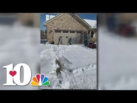Local Boy Scouts help clear path for neighbors after snowstorm