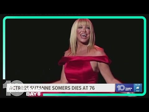 Actress Suzanne Somers, known for role in 'Three's Company,' dies at 76