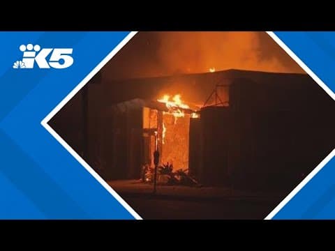 Wind gusts fuel 5 wildfires in Los Angeles area