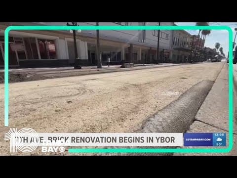 Ybor City's bricking project begins today