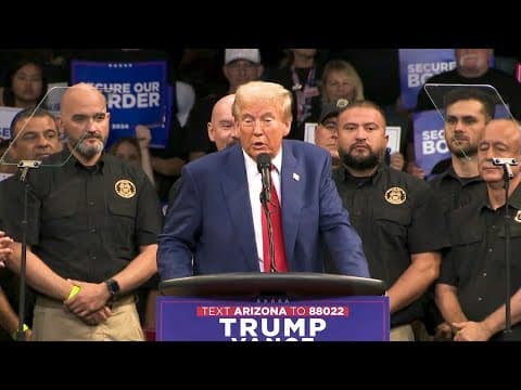 Donald Trump full speech at campaign rally in Arizona