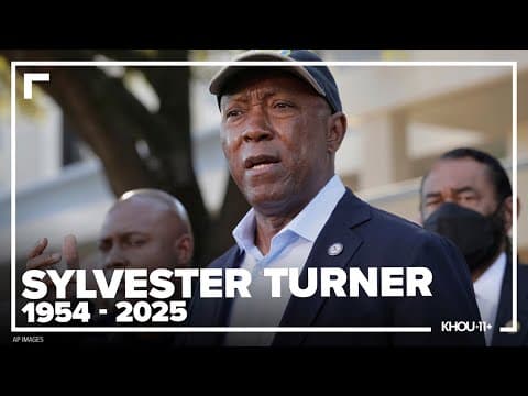 Remembering Sylvester Turner, Congressman and former Houston mayor