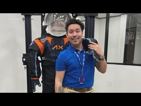 He started by working on theater costumes, now he's helping design a next-generation spacesuit