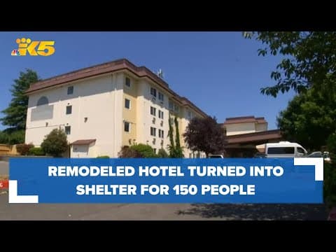 Remodeled Lacey hotel almost ready to house 150 from Olympia encampment