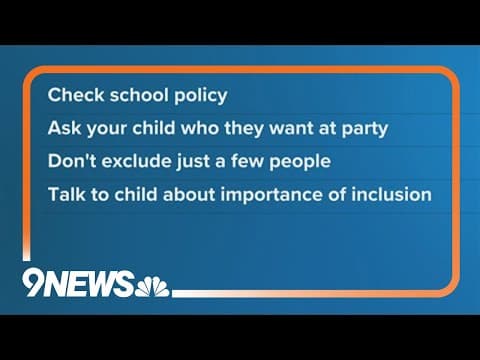 Do you have to invite all your child's classmates to their birthday party?