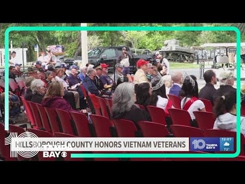 Ceremony held to honor Vietnam veterans in Tampa