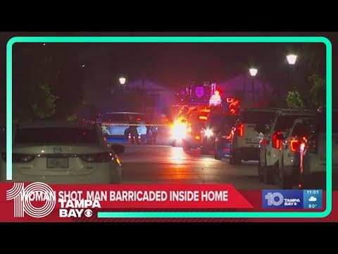 Man barricaded in Pasco County home after shooting, deputies say