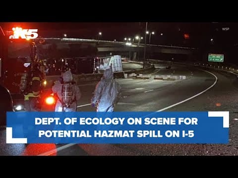 BREAKING: I-5 S closed, one lane of I-5 N open in Olympia