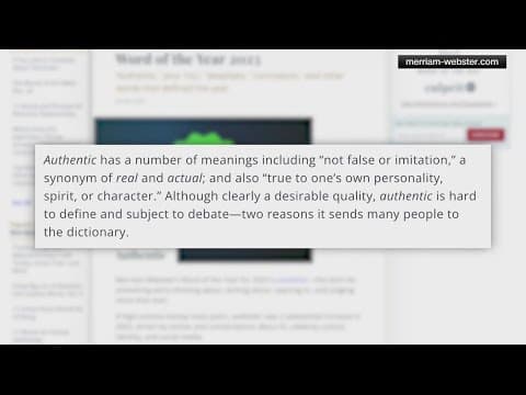Merriam-Webster Dictionary announces 2023 'word of the year'