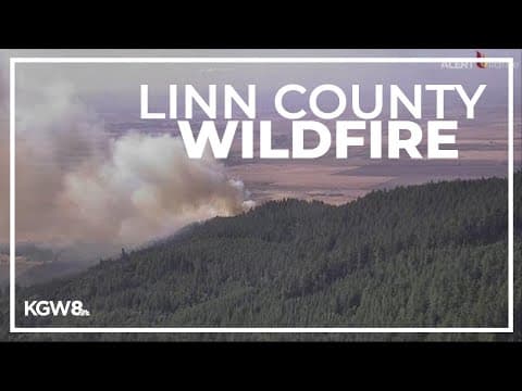 Rapidly-growing wildfire in Linn County prompts evacuations
