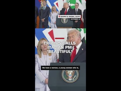 President Trump calls Israeli prime minister 'beautiful'