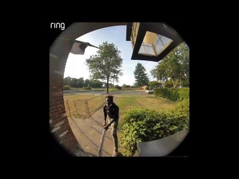 Police search for man seen on security camera vandalizing homes in Southeast DC