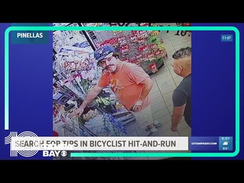 FHP asking for tips on bicyclist hit-and-run