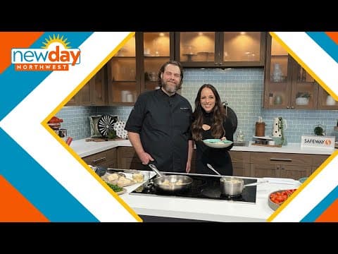 Making seared scallops and sea beans with Thompson Hotel - New Day NW