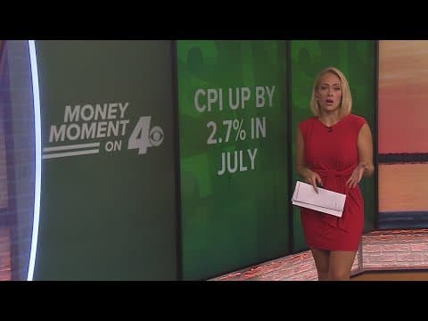 Money Moment on 4: Consumer Price Index Up by 2.7% in July