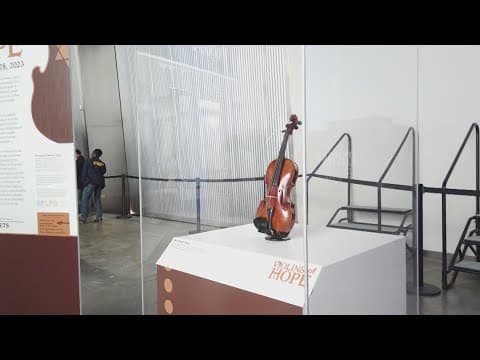 Violins played by Jewish musicians in the Holocaust on display at WWII Museum