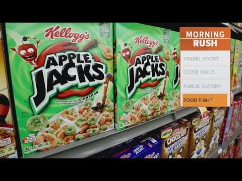 Protestors demand Kellog stop using artificial dyes