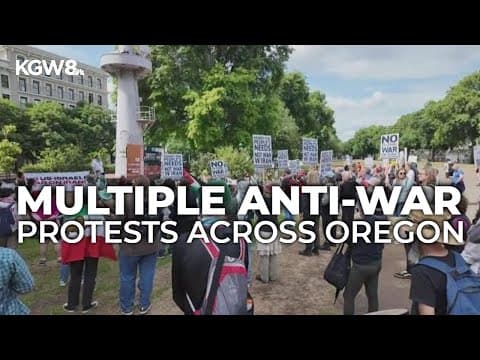 Trump’s Iran strike sparks Oregon protests as local leaders, lawmakers react