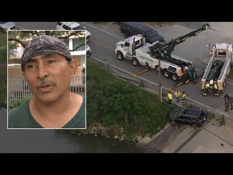 Channelview man recounts rescuing two kids from drowning after car plunged into water