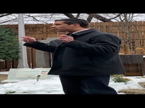 KARE 11's Ben Dery is having a 'ball' doing weather...a snowball, that is. #shorts #snow #kare11