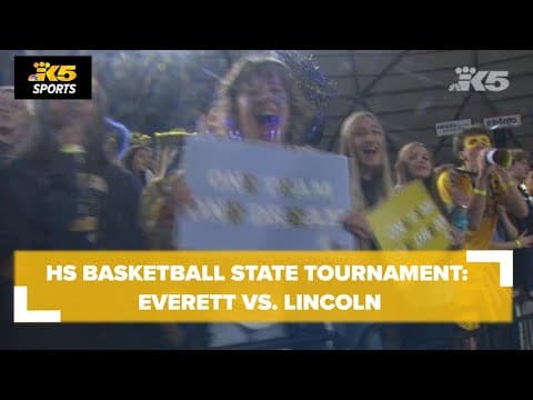HS Basketball State Tourney: Everett vs. Lincoln 3A Girls
