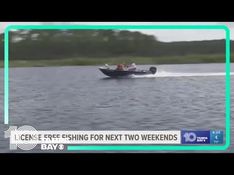 Florida hosting 2 license-free fishing weekends