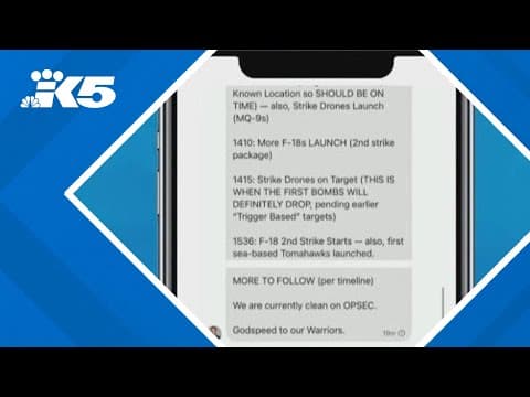 Signal chat showing Hegseth's detailed attack plans against Houthis released