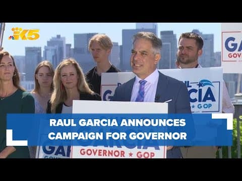 Raul Garcia announces his campaign for Washington governor