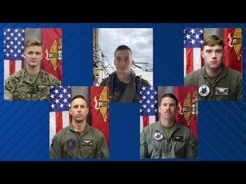 5 Marines killed after Osprey crash in Southern California Desert identified