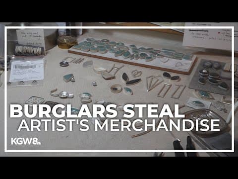 Portland artist loses $100K worth of merchandise after jewelry studio robbery
