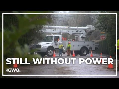 Parts of the Portland area still without power after winter storms