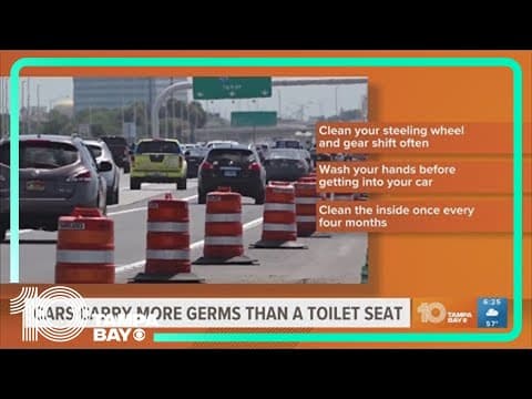 Cars can carry more germs than a toilet seat, study shows
