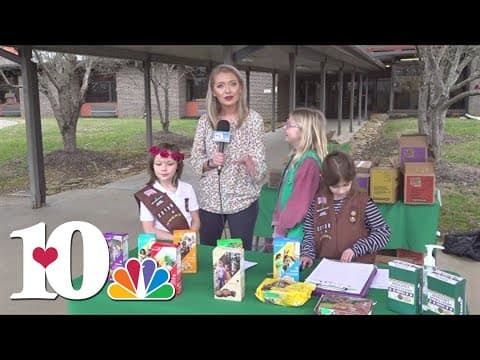 Girl Scout cookie booths are ready for business
