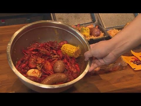 How did the Houston-area freeze affect crawfish?