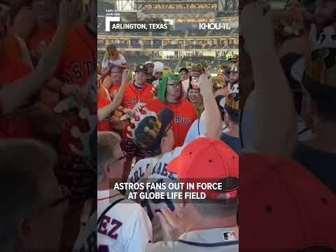 Astros fans take over Globe Life Field in Arlington for Game 5 #shorts