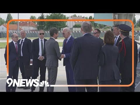 Biden arrives in France to celebrate 80th anniversary of D-Day
