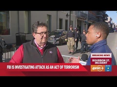 Bourbon Street Terror Attack: Witness at Bourbon St hotel recounts the chaos