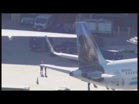 FAA investigates after a plane's wing was clipped at Boston's Logan Airport